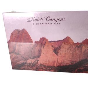 Vintage Impact Panoramic Puzzle Kolob Canyons Zion 12x36in Over 500 Pieces